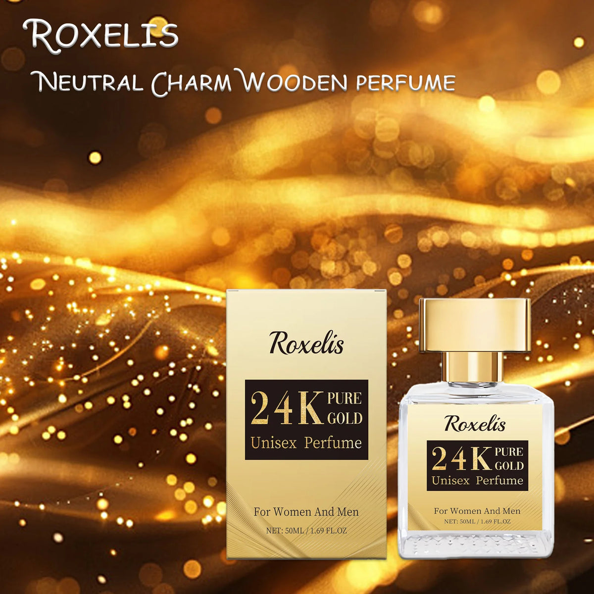 50ml Unisex Charm Perfume Small Crowd Wooden Fragrance Daily Dating Natural, Fresh, Lasting, Elegant and Charming Perfume