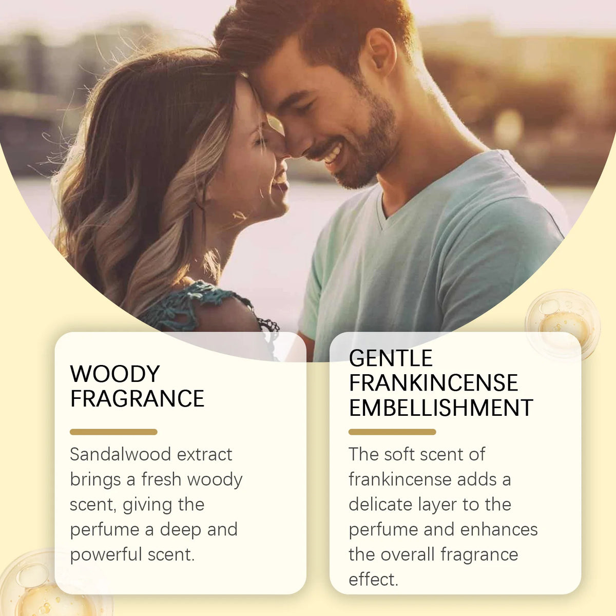 50ml Unisex Charm Perfume Small Crowd Wooden Fragrance Daily Dating Natural, Fresh, Lasting, Elegant and Charming Perfume