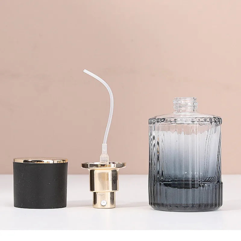 8pcs/pack 30ml 50ml Empty Atomizer Perfume Bottle Glass Spray Perfume Sub-bottling Moisturizing Spray Bottle Refillable Bottles